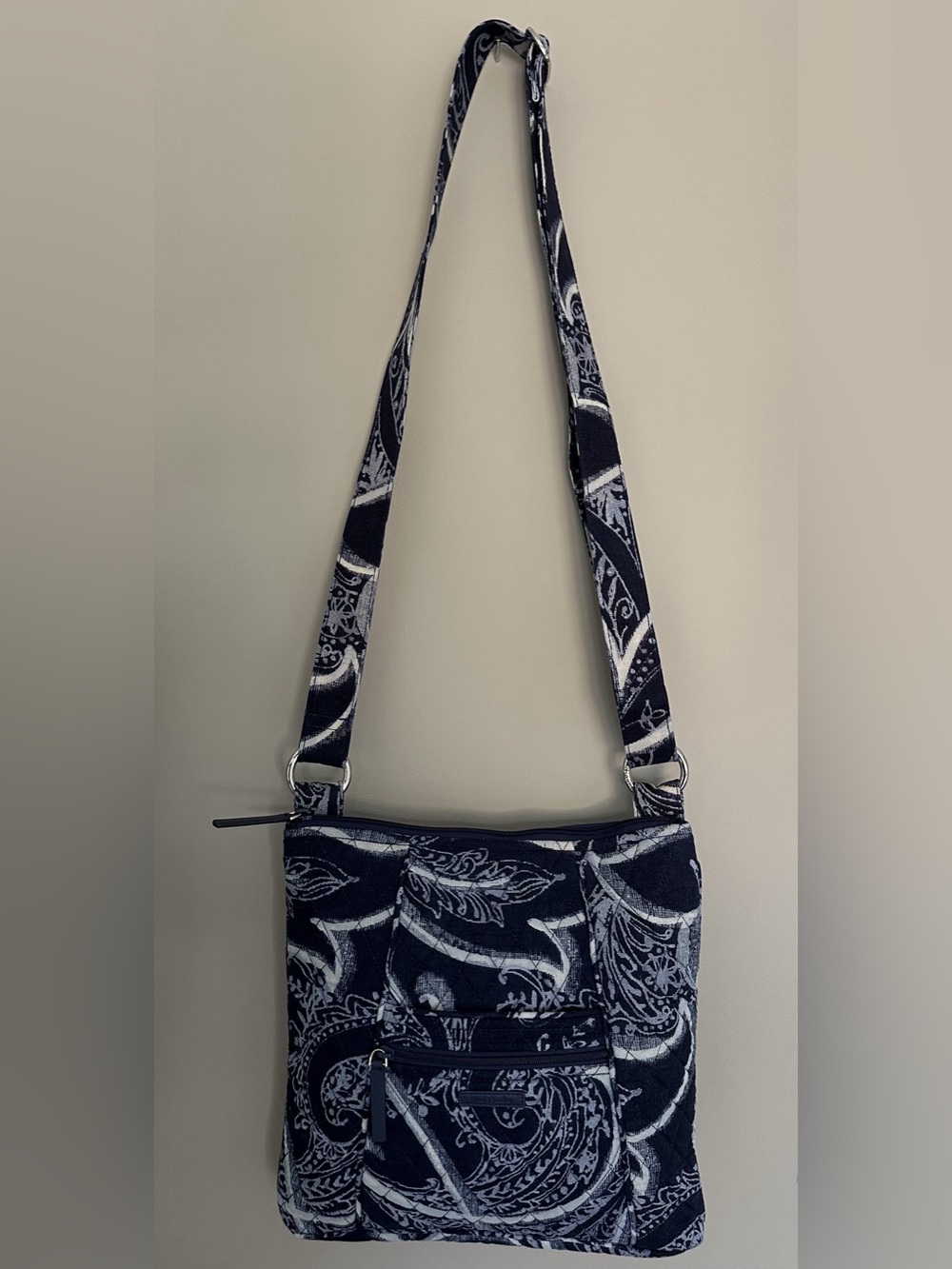 Vera Bradley Blue Crossbody Hipster Bag